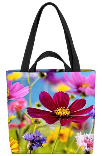 Sommerblumenfeld tasche blumen - tasche,