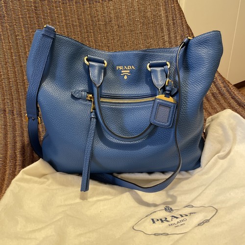 Prada vit daino shopping bag - prada,