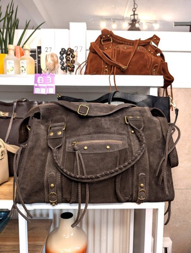 Wildleder tasche shopping - wildleder, bag