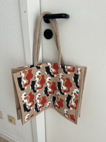 Neu jute baumwolle tragetasche - jute/baumwolle,
