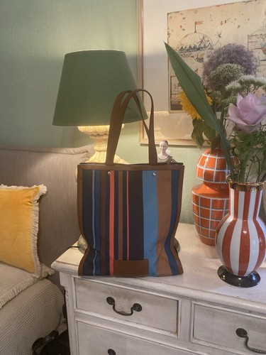 Tote stripe unisex shopping - stripe,