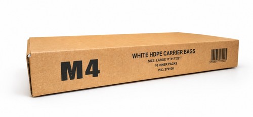 Weiße hdpe tragetaschen groß - weiße,