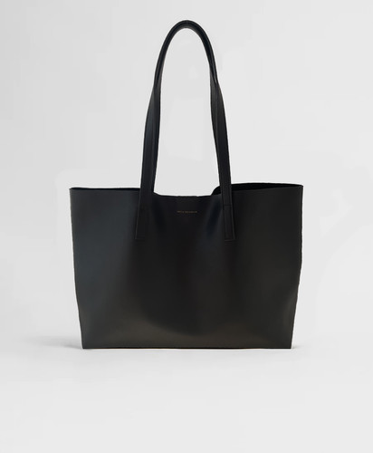 Leder tote shopping handtasche - tote,