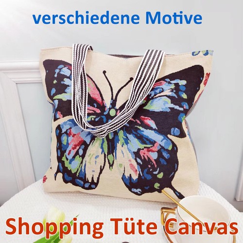 Canvas damen tasche shopping - canvas,