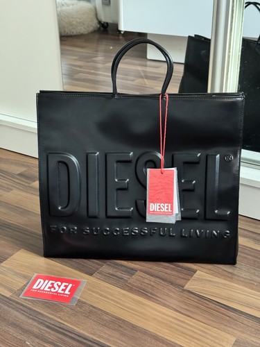 Diesel black tasche dsl - black, 3d